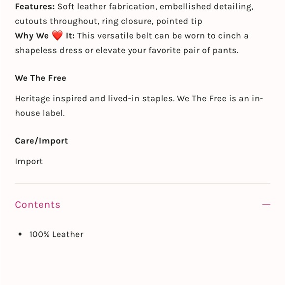 Free People Calgary Belt Green Leather New Teal Leather Studded Belt S/M - Picture 4 of 8